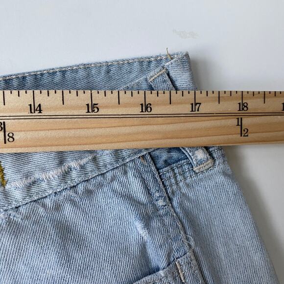 Madewell Denim Shorts Women 32 Blue Distressed‎ Cut Off Frayed Hem Light Wash - Picture 8 of 10
